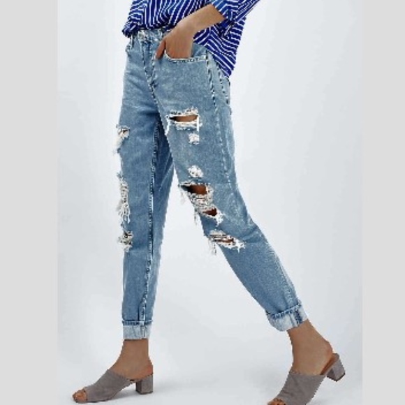 Topshop Denim - Topshop moto hayden destroyed jeans